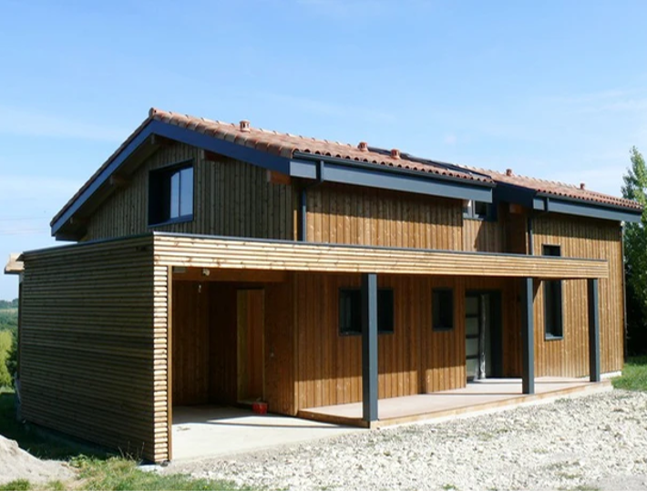 Photo: Dans le Lot, constructeur de maison à ossature Bois - Comparin