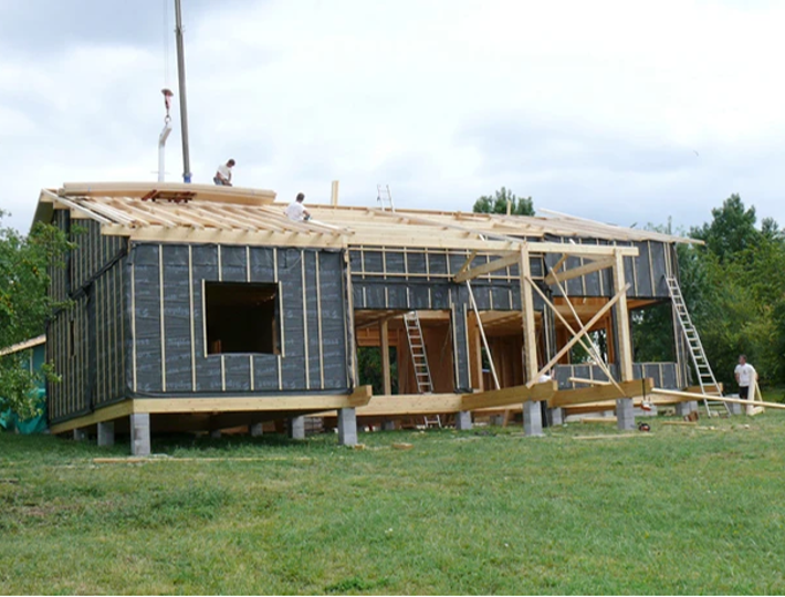 Photo: Dans le Lot, constructeur de maison à ossature Bois - Comparin