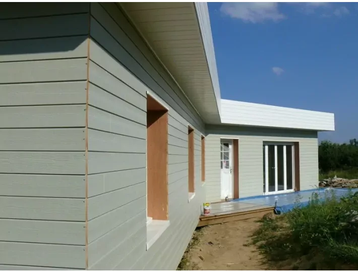 Photo: Construction d'une maison à ossature bois en Lot et Garonne