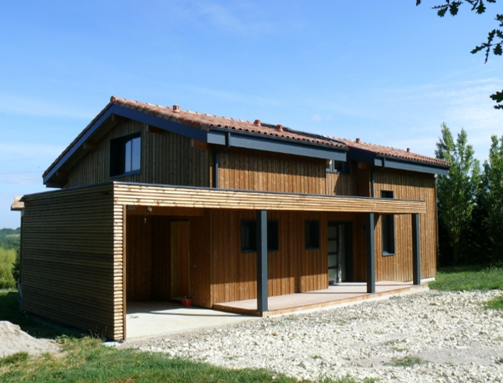 Photo: Constructeur maison ossature bois - Lot-et-Garonne