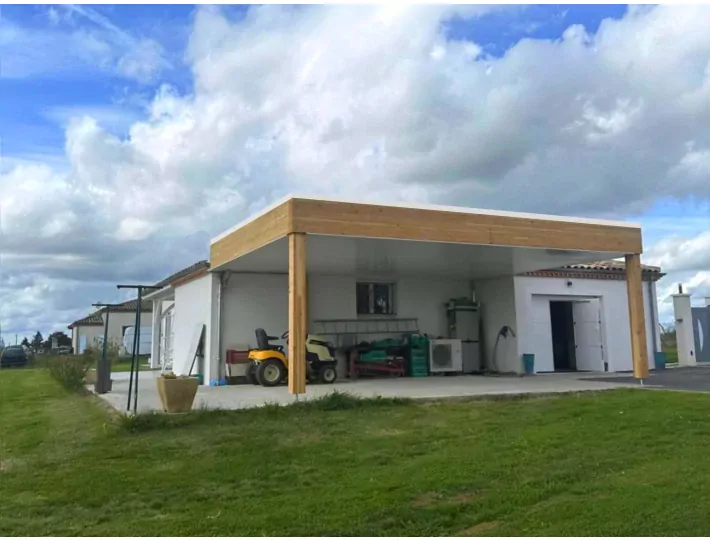 Photo: Carport et ombrière solaire - Lot-et-Garonne