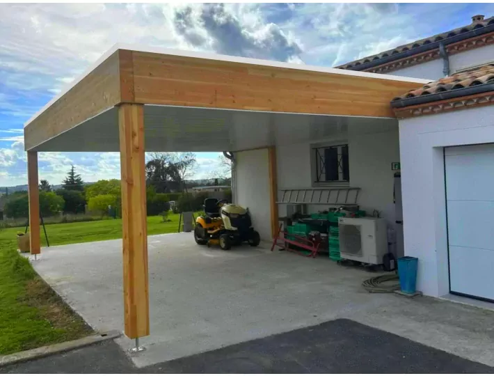 Photo: Carport et ombrière solaire - Lot-et-Garonne