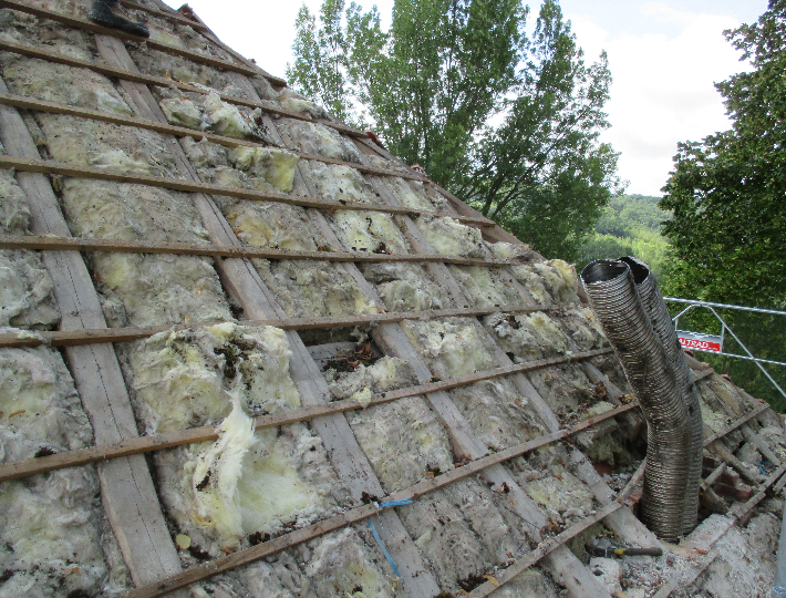 Photo: Comparin s'occupe de l'isolation de toiture en sarking