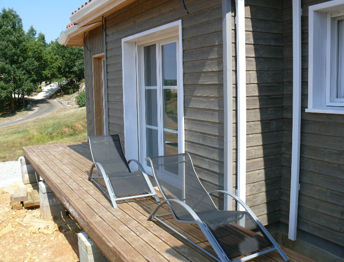 Photo: Comparin réalise des Maisons à Ossature Bois dans le Lot