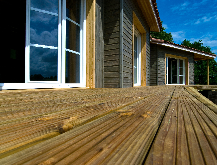 Photo: Comparin réalise des Maisons à Ossature Bois dans le Lot