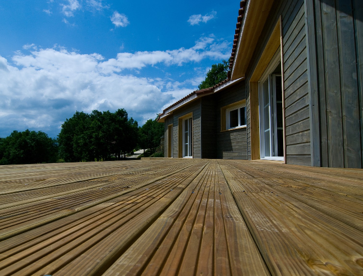 Photo: Comparin réalise des Maisons à Ossature Bois dans le Lot