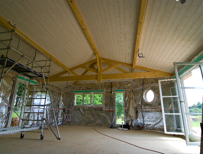 Photo: Comparin réalise des Maisons à Ossature Bois dans le Lot