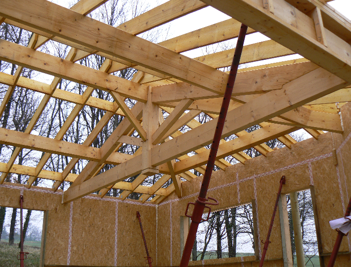 Photo: Comparin réalise des Maisons à Ossature Bois dans le Lot