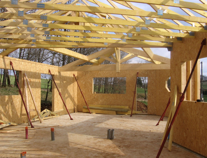 Photo: Comparin réalise des Maisons à Ossature Bois dans le Lot