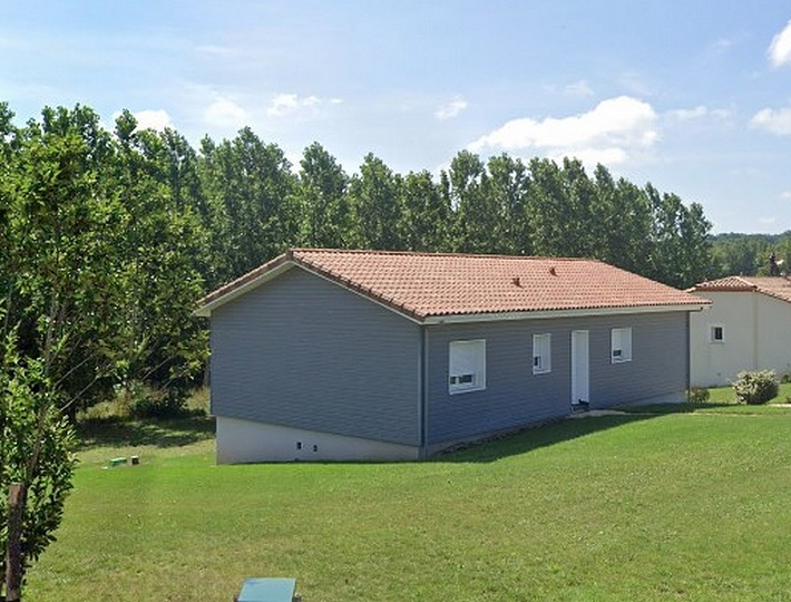 Photo: Chantier maison ossature bois de plain pied - Comparin