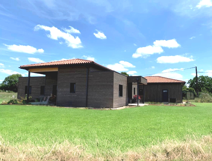 Photo: Comparin constructeur de maison ossature bois en Dordogne