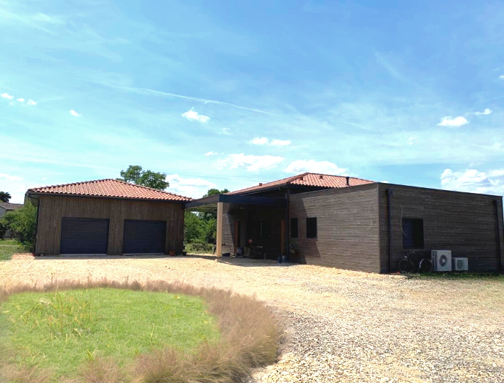 Photo: Comparin constructeur de maison ossature bois en Dordogne