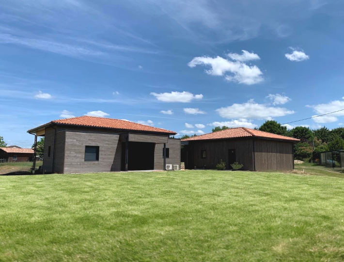 Photo: Comparin constructeur de maison ossature bois en Dordogne