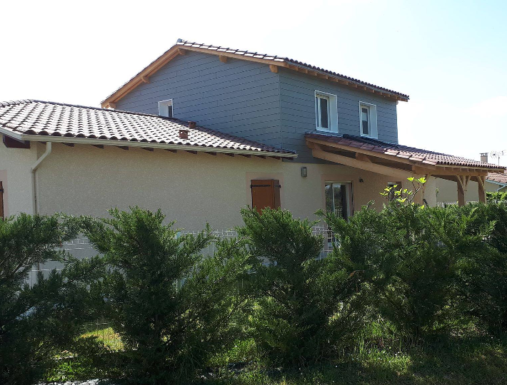 Photo: Surélévation ossature bois avec terrasse Lot et Garonne - Comparin