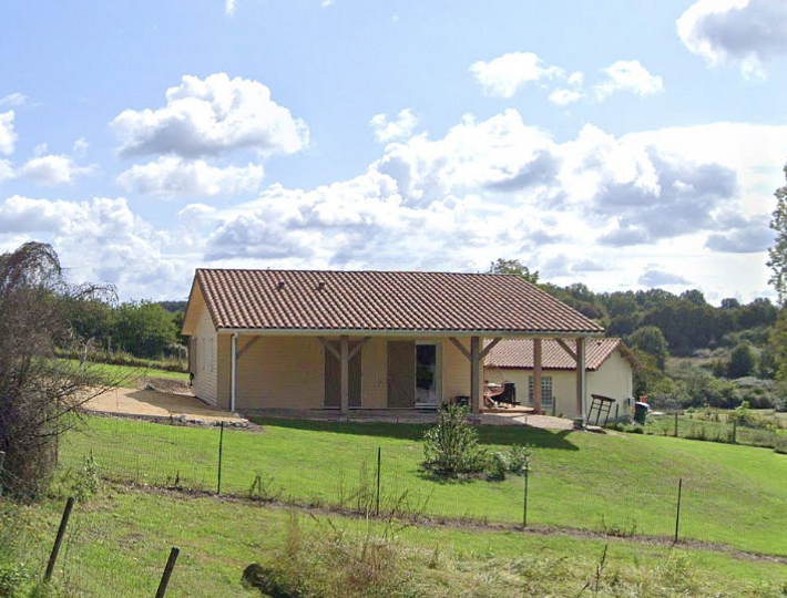 Photo: Comparin réalise des Maisons à Ossature Bois en Dordogne