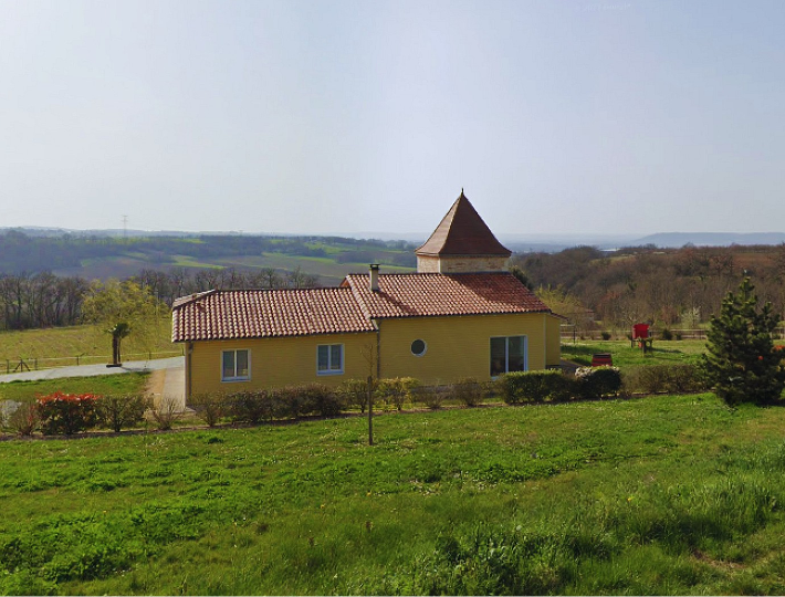 Photo: Comparin chantier en Lot et Garonne, maison ossature bois