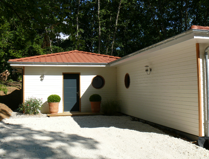 Photo: Réalisation maison ossature bois et bardage à Villeneuve sur Lot