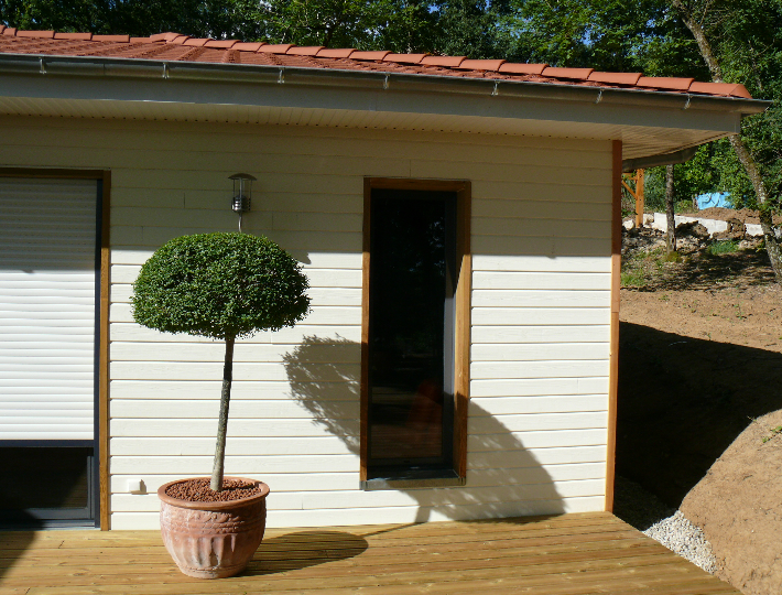 Photo: Réalisation maison ossature bois et bardage à Villeneuve sur Lot