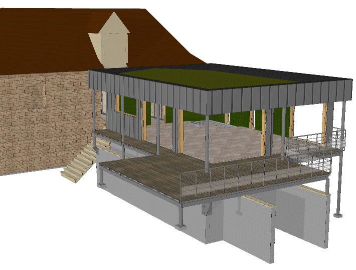 Photo: Gestion de vos projets de construction ossature bois, de charpente, couverture et rénovation avec Comparin