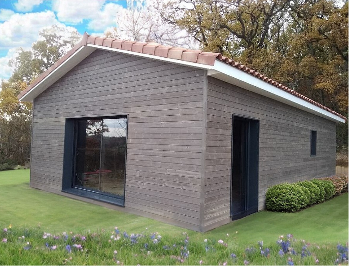 Photo: Construction d'une maison ossature bois en Lot et Garonne